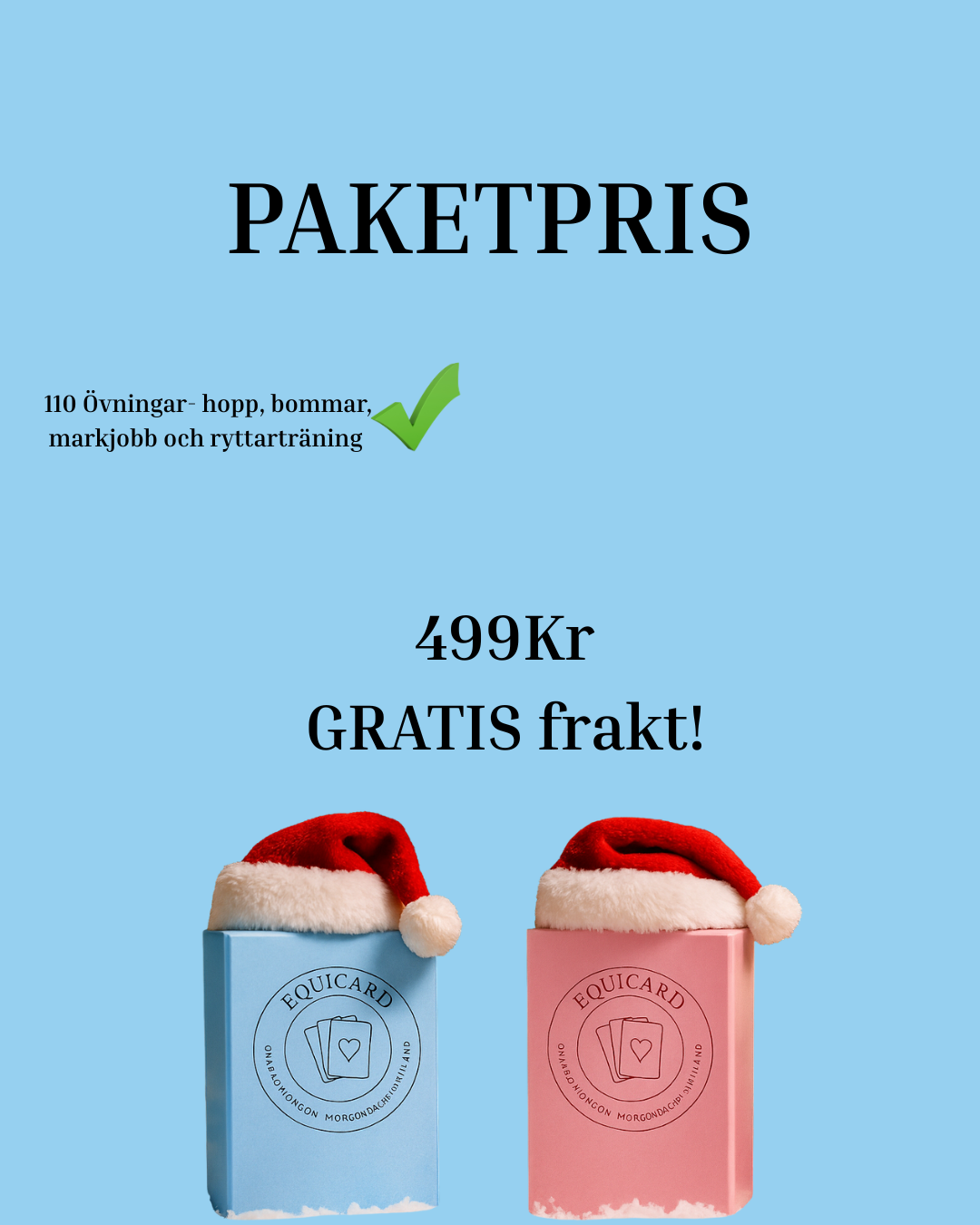 Equicard – Träningspaket (110 kort)