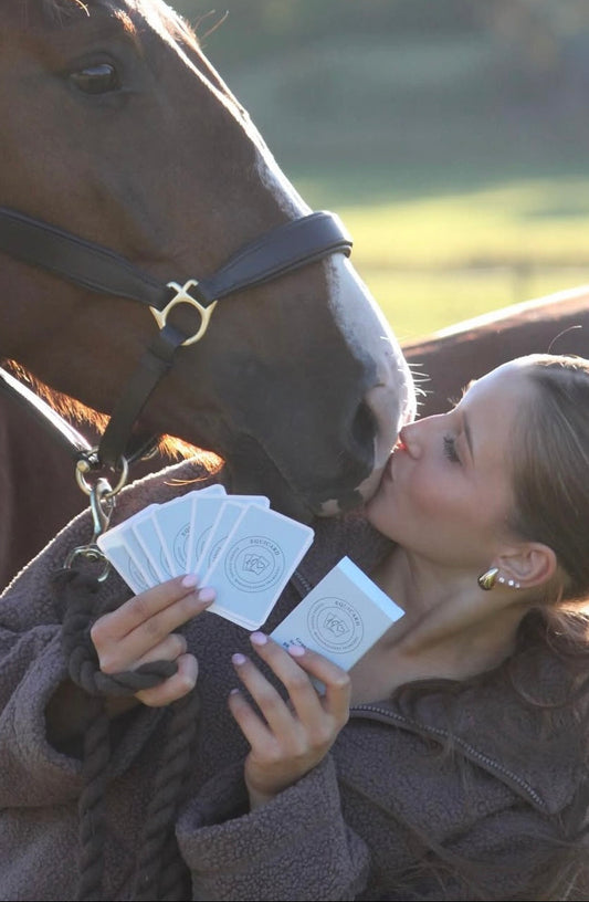 Equicard avnänds av ryttare med sin häst